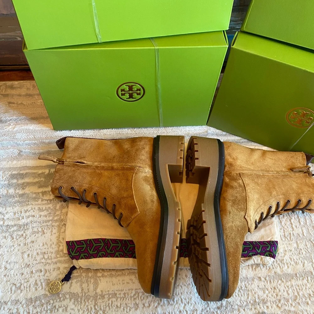 Tory Burch Miller Suede Ankle Boots